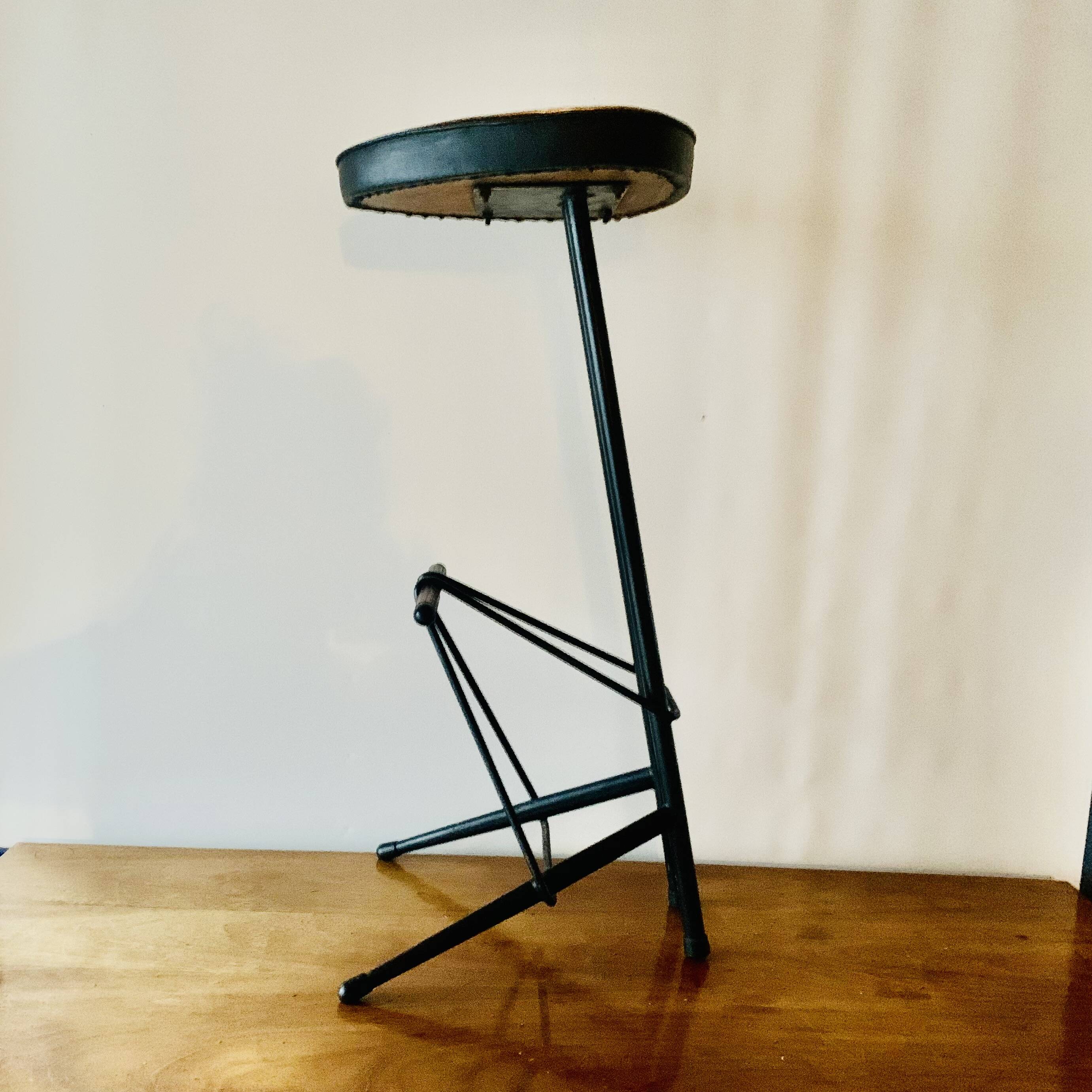 TUBAX bar stool by Willy Van Der Meeren - Belgium - 1950.