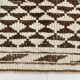 3x10 Brown Cream Kilim Runner Rug 82x320Cm