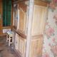 Bahut high raw oak 80s by local carpenter