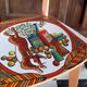 Pair of vintage kitchen chairs completely revamped