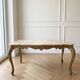 Vintage coffee table in Louis XV style with onyx and gilded brass.
