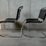 Set of 4 1970s Cantilever Chairs – in the style of Mies van der Rohe (MR10)