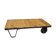 Palette industrielle / table de salon en fer et bois