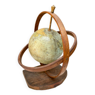 Wooden globe