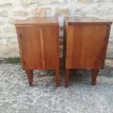 Walnut bedside tables