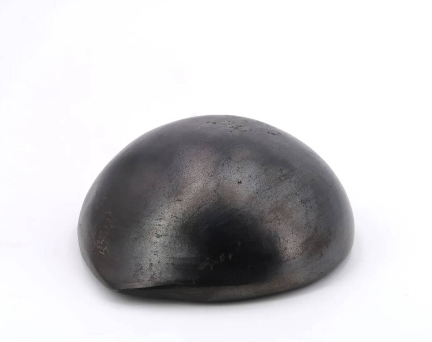 Colombian wobbly bowl in black ceramic, 1970s.