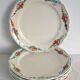 6 assiettes à dessert vintage décor main Villeroy & Boch