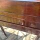 19th century flamed mahogany stepped desk
