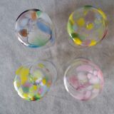 Lot of 4 murano glass cups