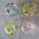 Lot de 4 gobelets en verre de murano