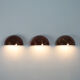 Brass wall light Quarto by Claus Bonderup and Torsten Thorup 3 disposed