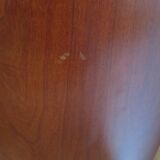 4-drawer chest of drawers – Cherry stain – Imitation Empire style – 80s