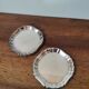 Set of 2 vintage Alpadur silver metal plates