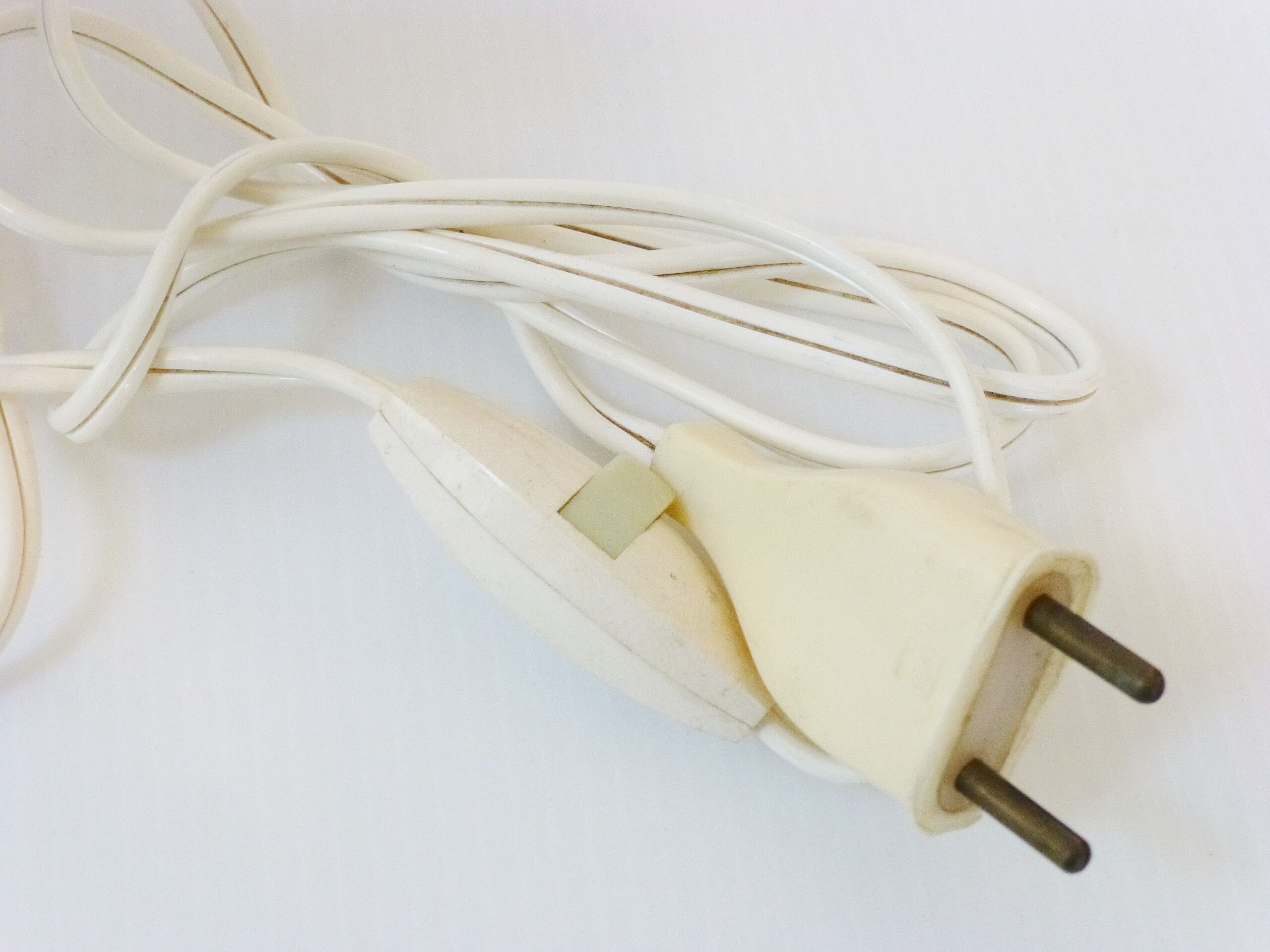 Adorable lamp 50s in ceramics and nylon raffia 1950 vintage 50's rockabilly