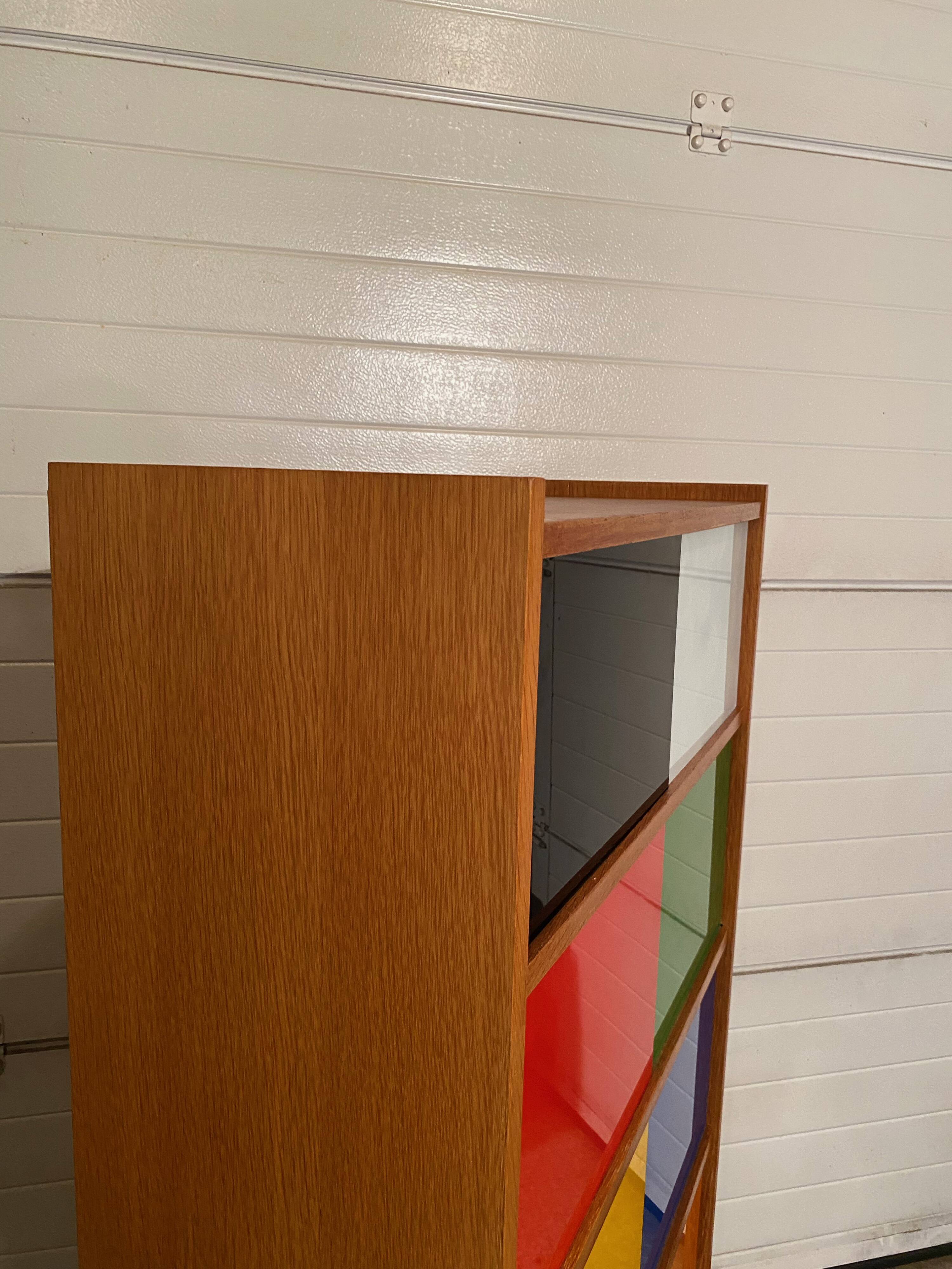 Bibliothèque/vitrine vintage