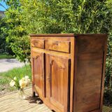 Large Louis XV country sideboard in walnut