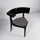 Chaise asymétrique B1 de Stefan Wewerka 1978