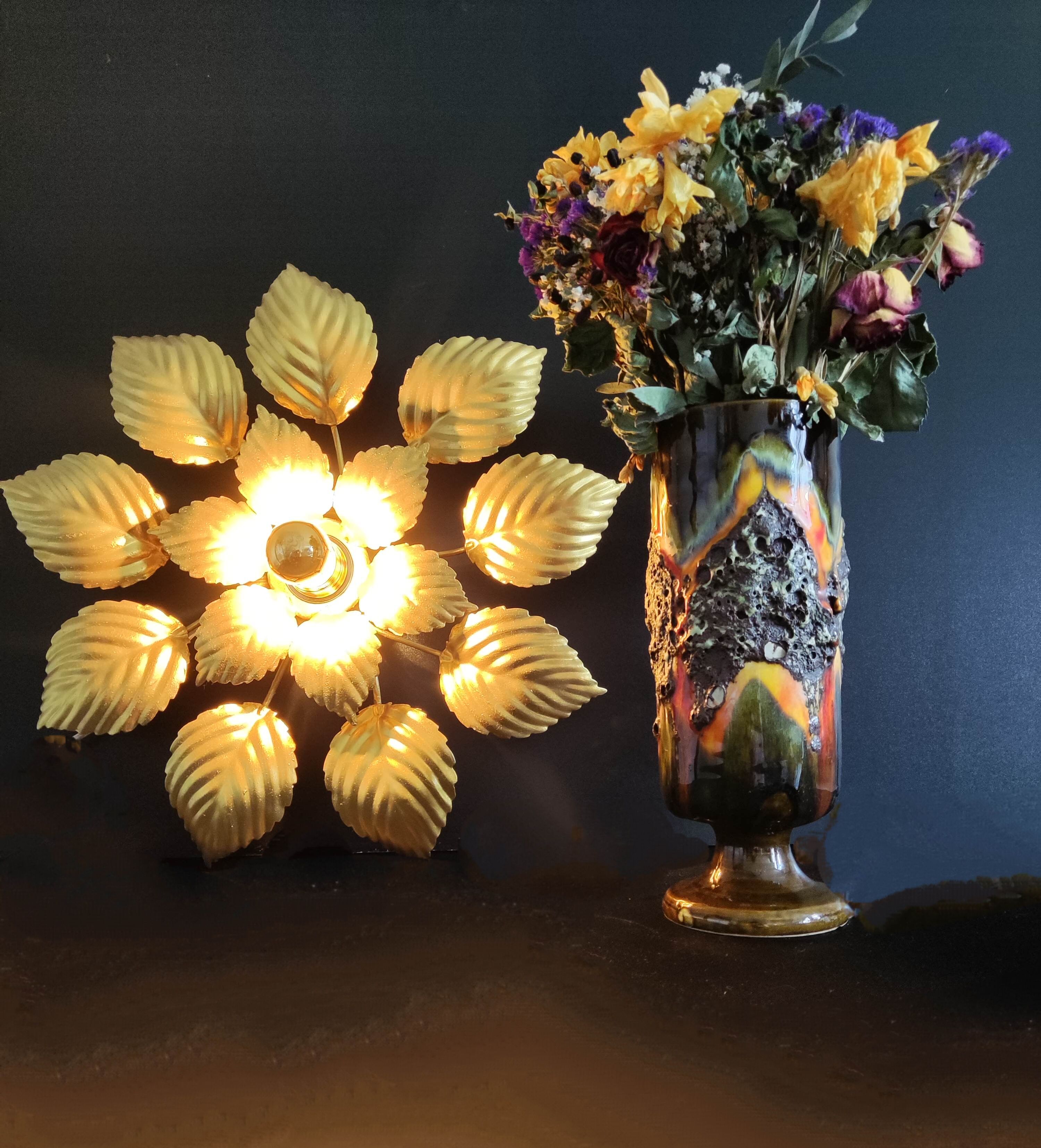 Applique feuilles vintage