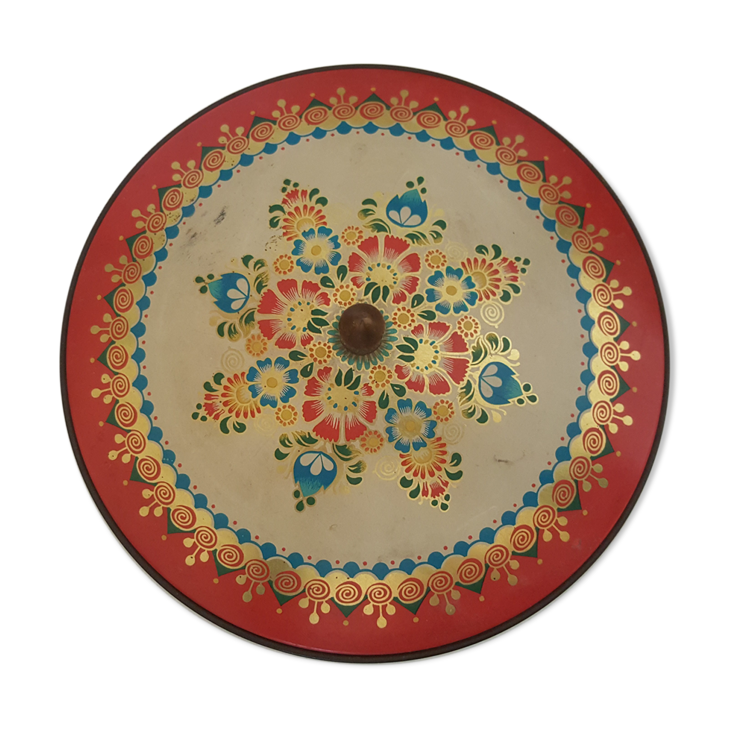 Box flowery decoration