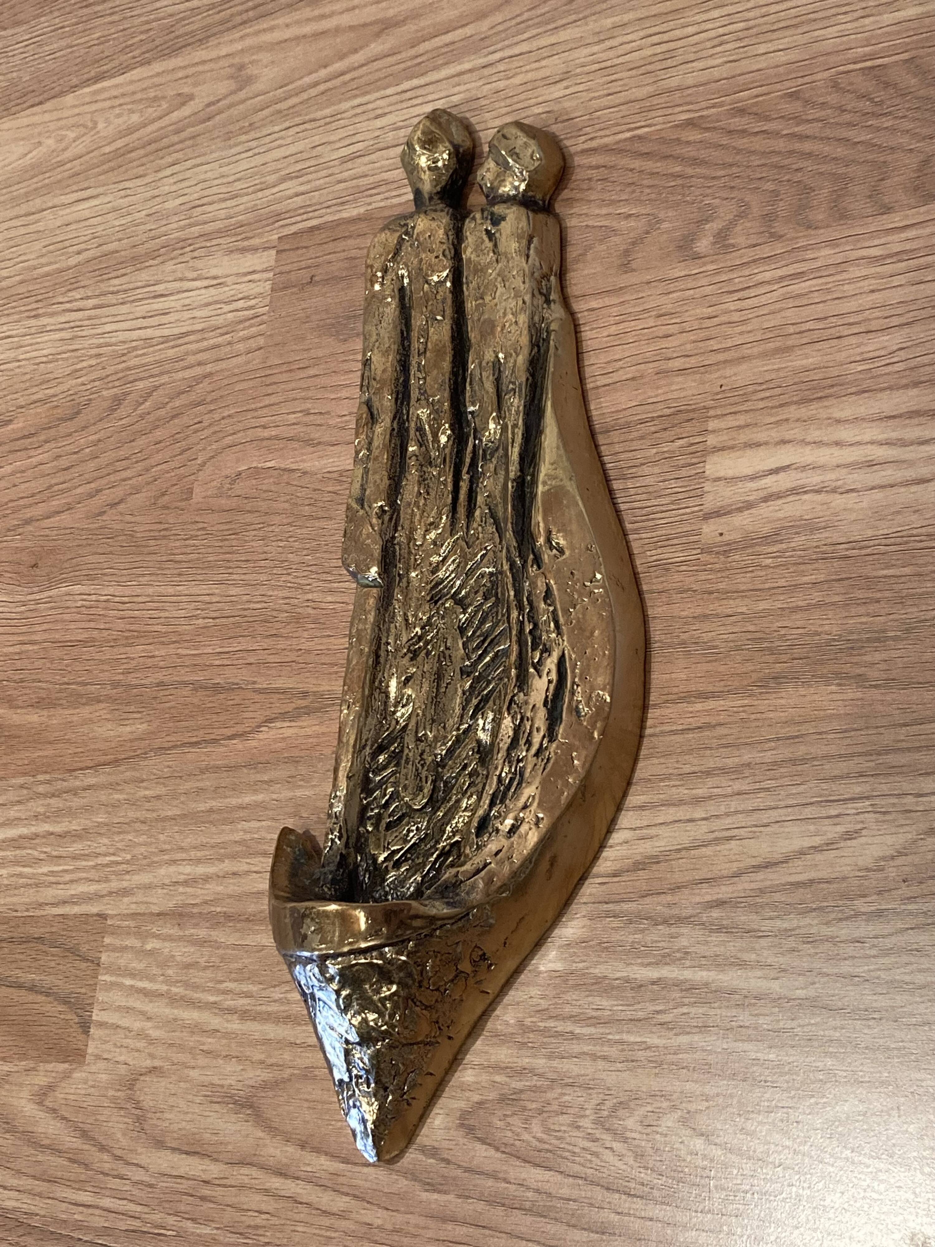 Large sculpture / candlestick "Scandinavian Design 1950".