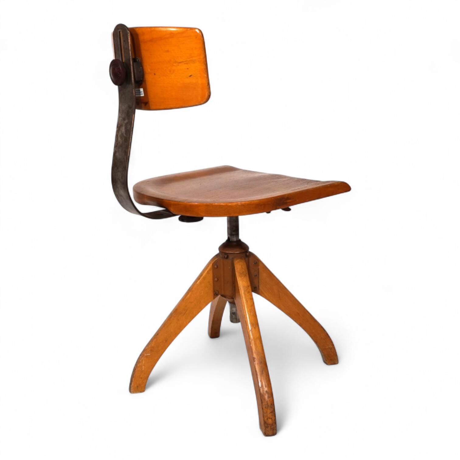 Ama Elastic office chair, Bauhaus style, 1950