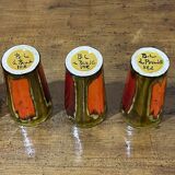 Orangeade Vallauris service from the 70s - 1 pitcher + 5 glasses