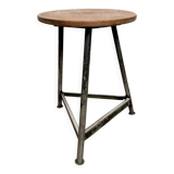 Black Industrial Workshop Stool, 1960s