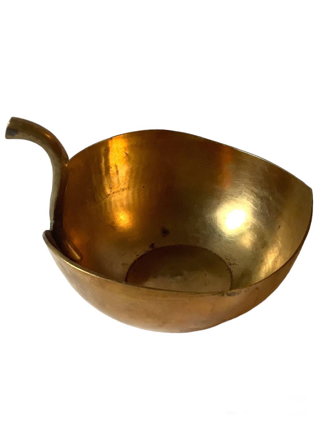 Brass apple pocket emptier