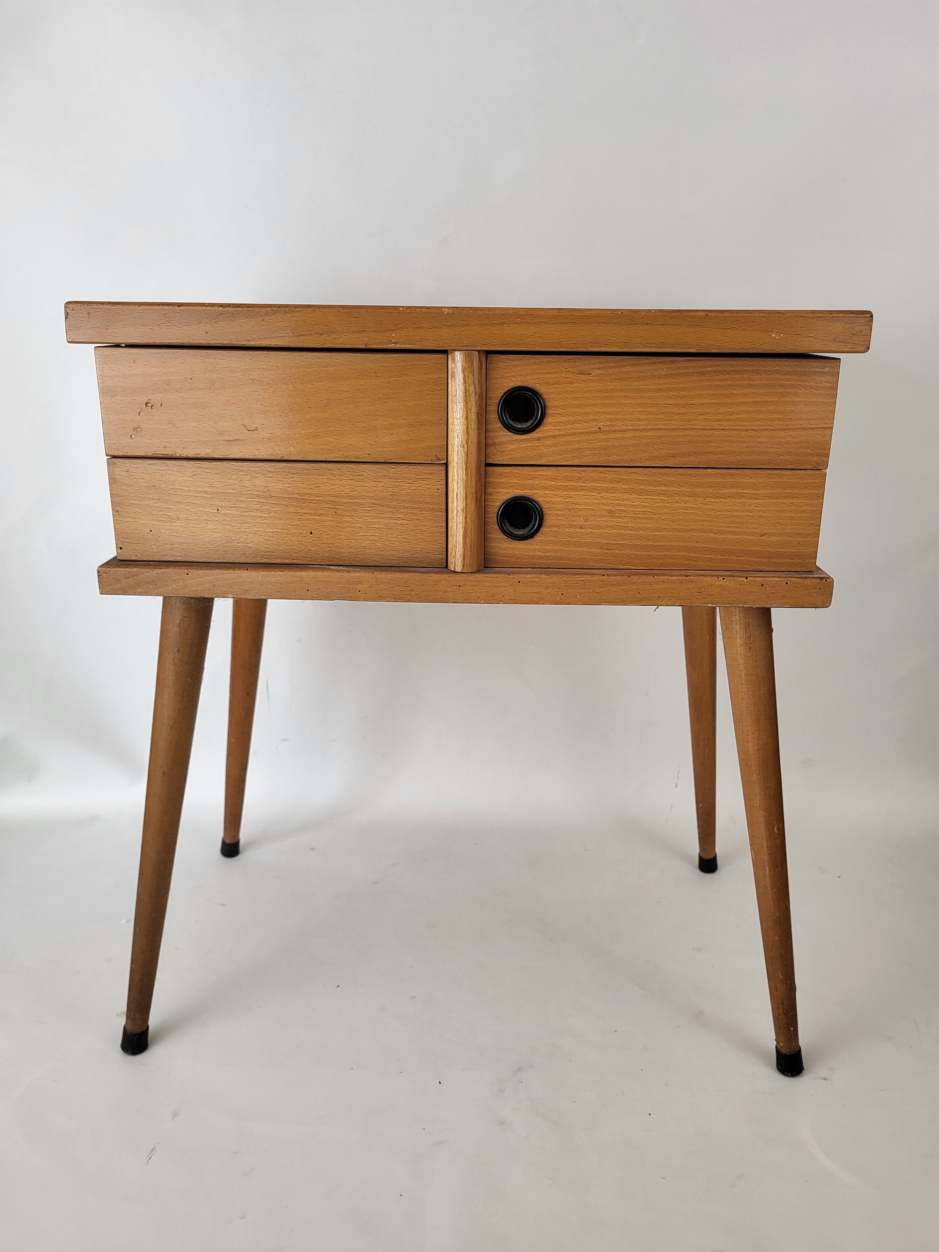 Worker with drawers feet spindle 60s Wood