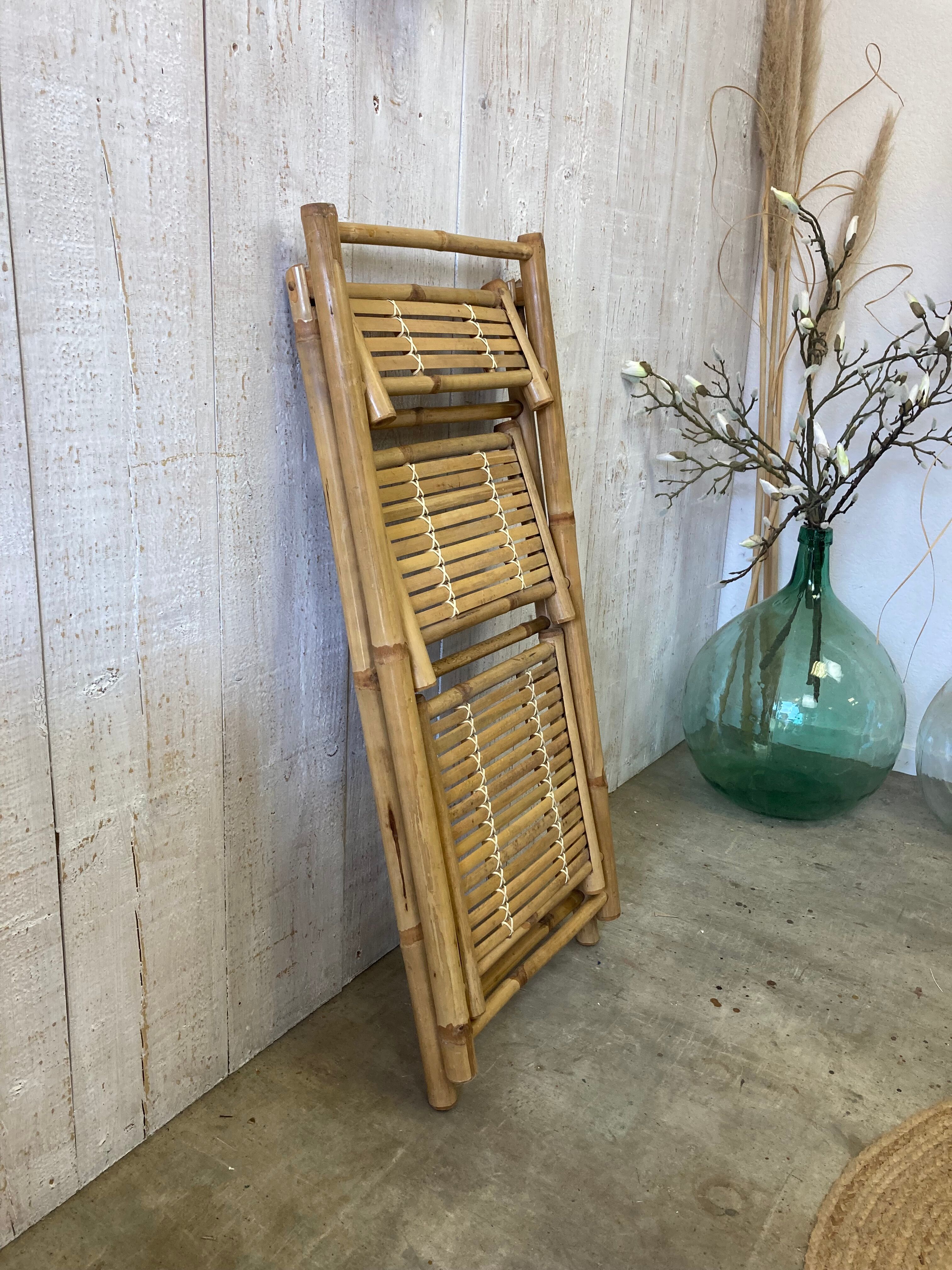Rattan shelf