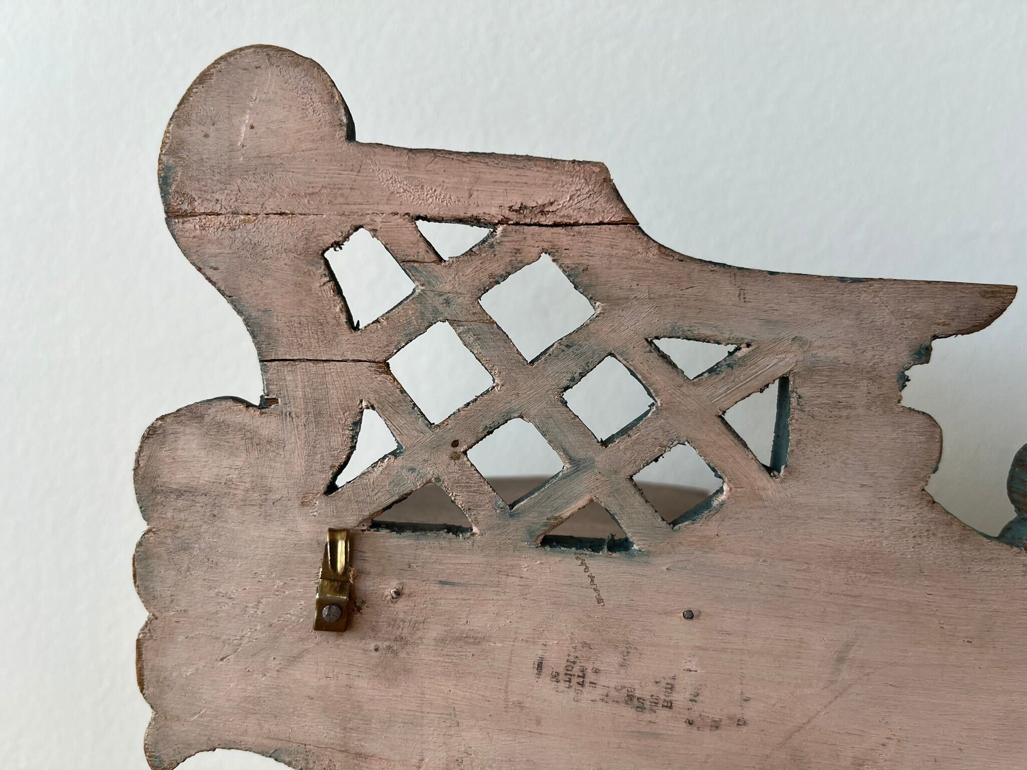 Old wall shelf