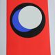 silkscreen print signed op art claisse geneviève 1967 cercles denise rené