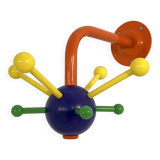 Multicoloured Mina Coat Rack Mural by Ikea, 1990