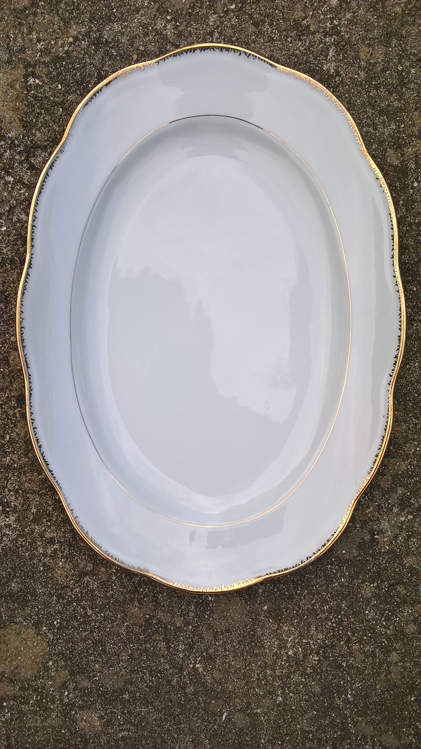 Porcelain serving dish S.F.P. French Porcelain Company