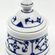 Set of 4 winterling cups, milk jug and sugar bowl
