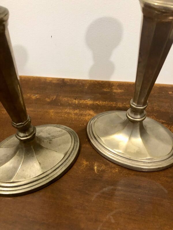 Paire de bougeoirs XXL