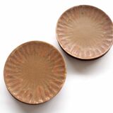Set of 6 stoneware dessert plates