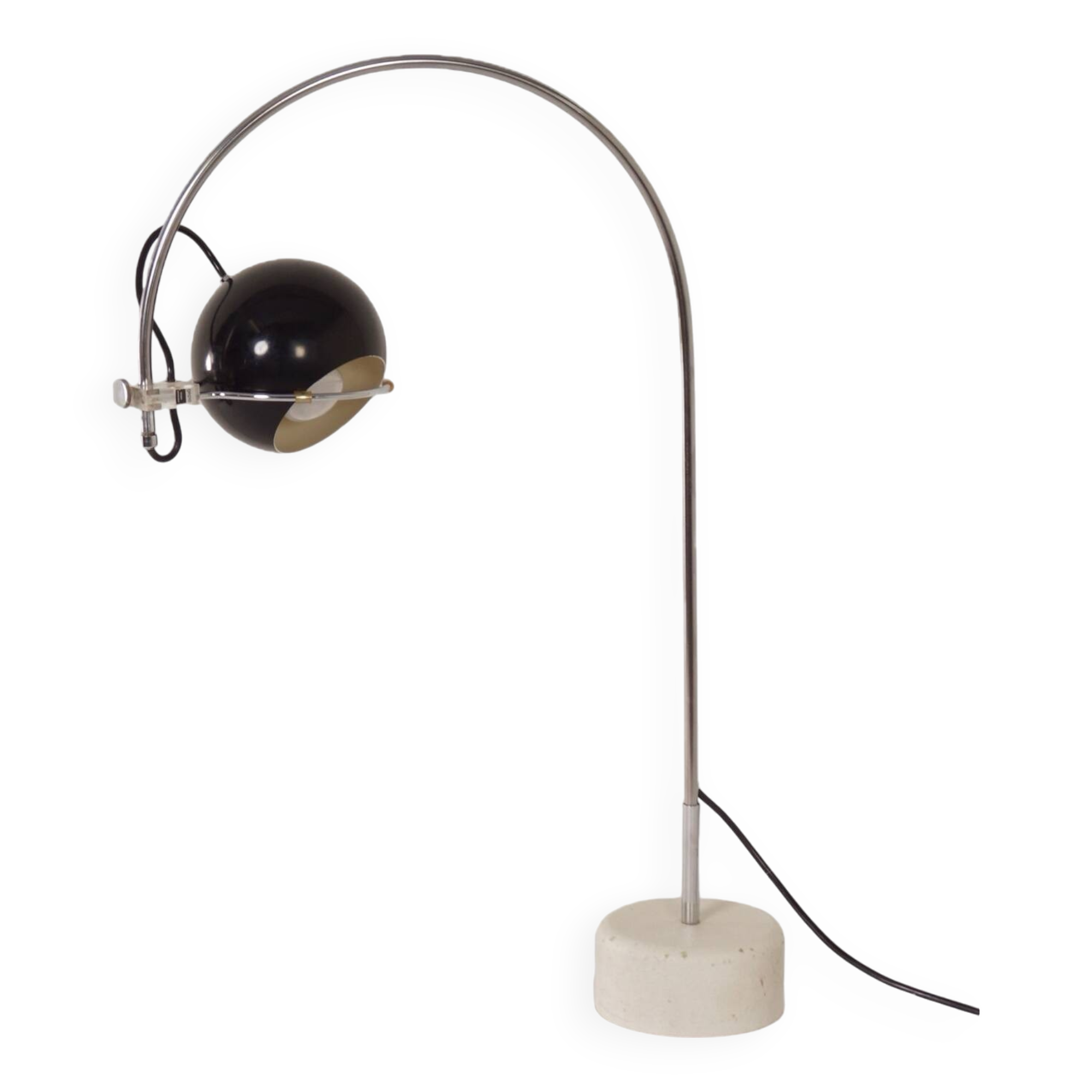 arc lamp by gebr. posthuma for gepo, 1970s