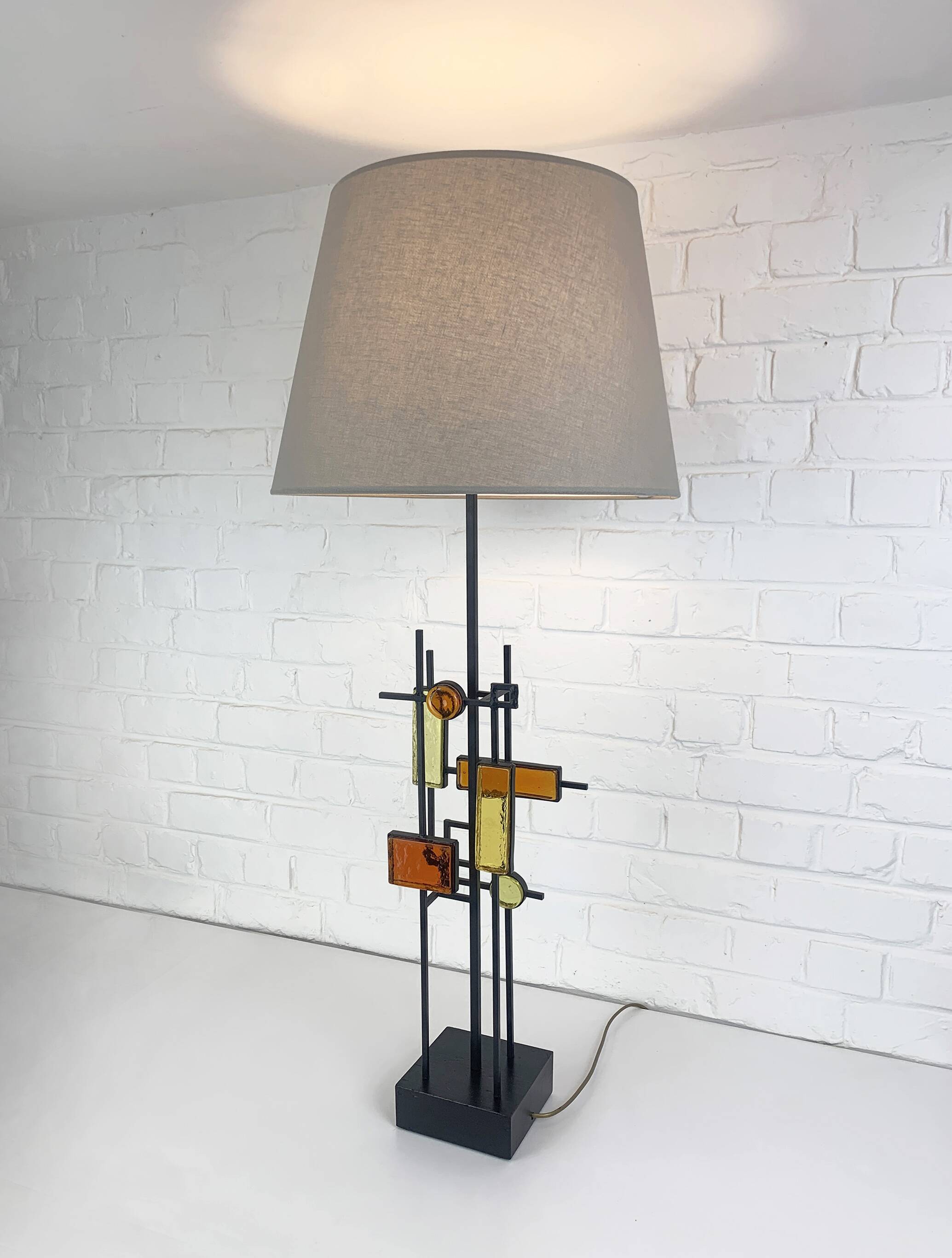 Modernist table lamp by Svend Aage Holm Sorensen, Denmark 1960s