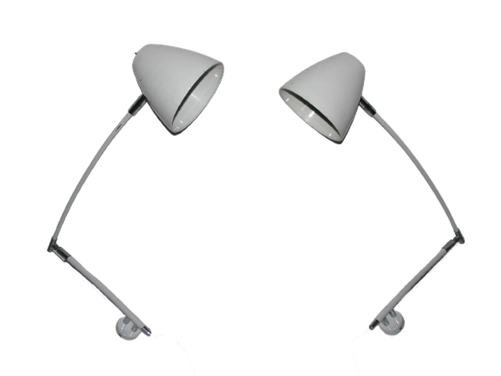 Pair of wall lamps, 90s