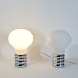 Pair of Bulb lamps from Ingo Maurer, Murano