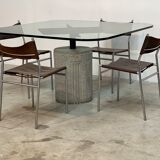 Table à manger Giovanni Offredi pour Saporiti, années 1970