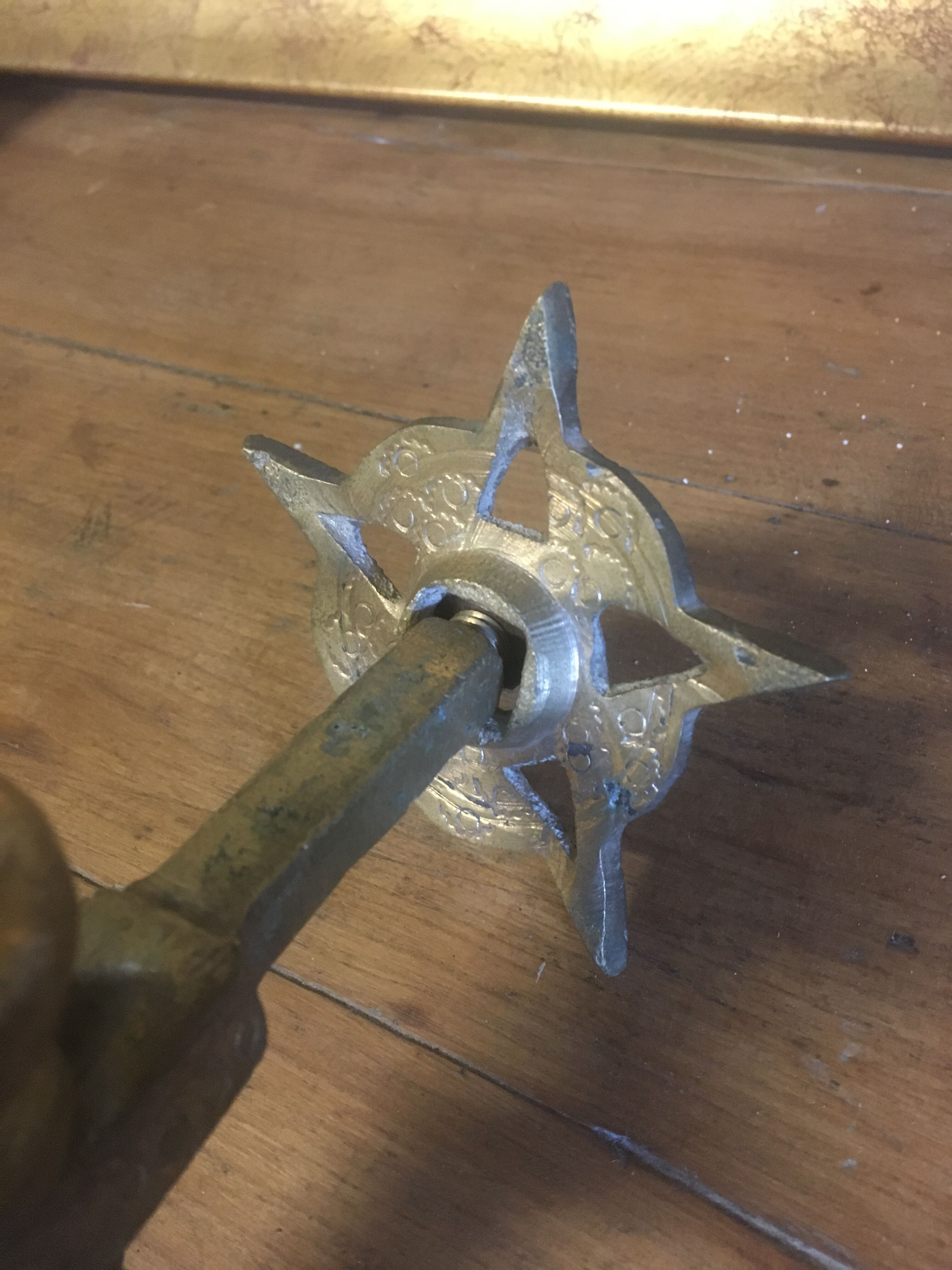 Brass door knocker