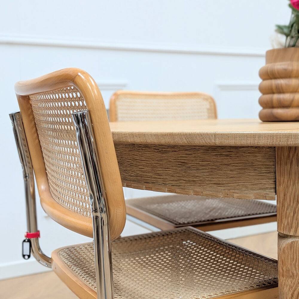 Lot de 4 chaises Cesca B32 par Marcel Breuer