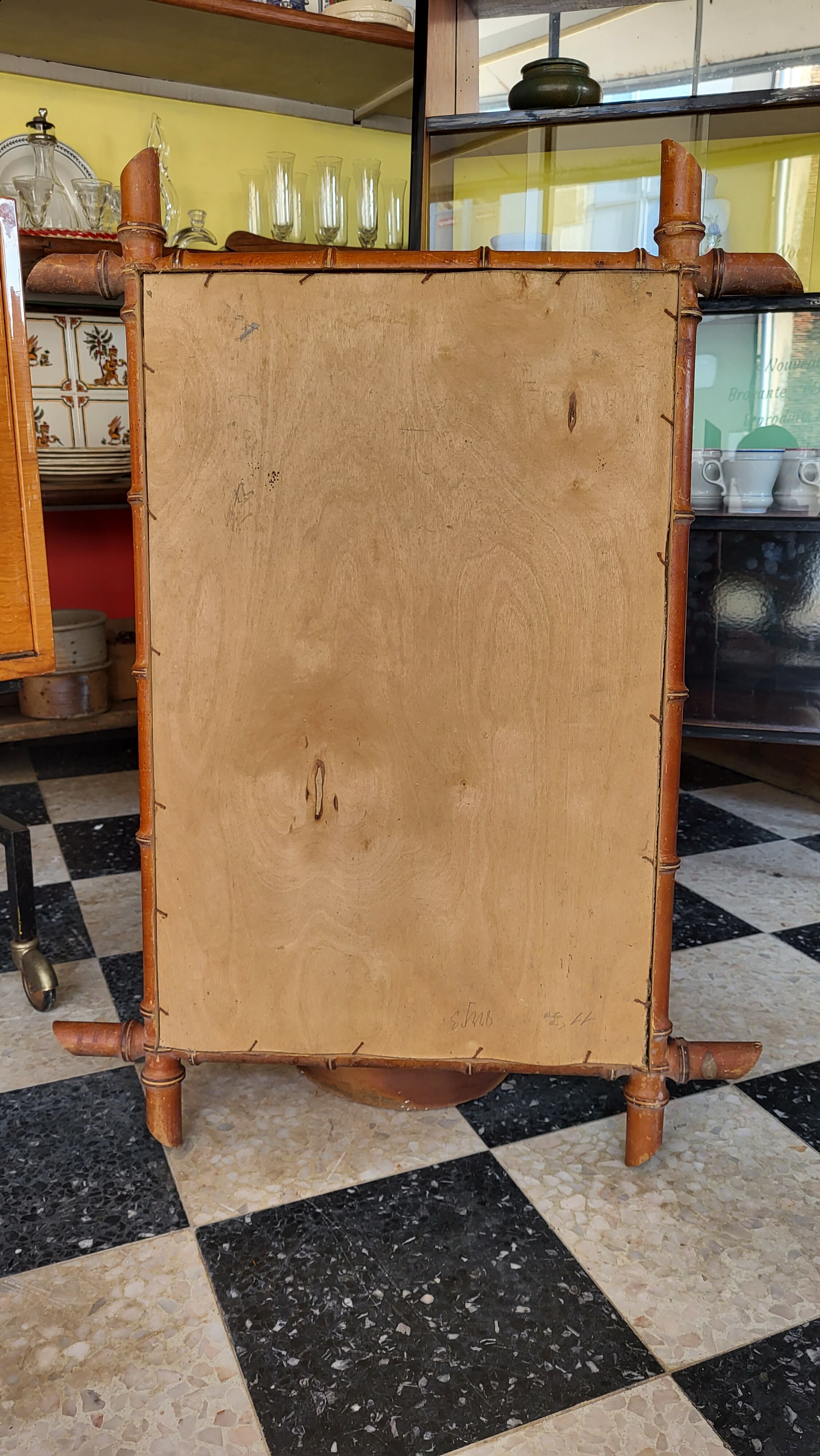 Miroir 58*80 cm en bois façon bambou 1900