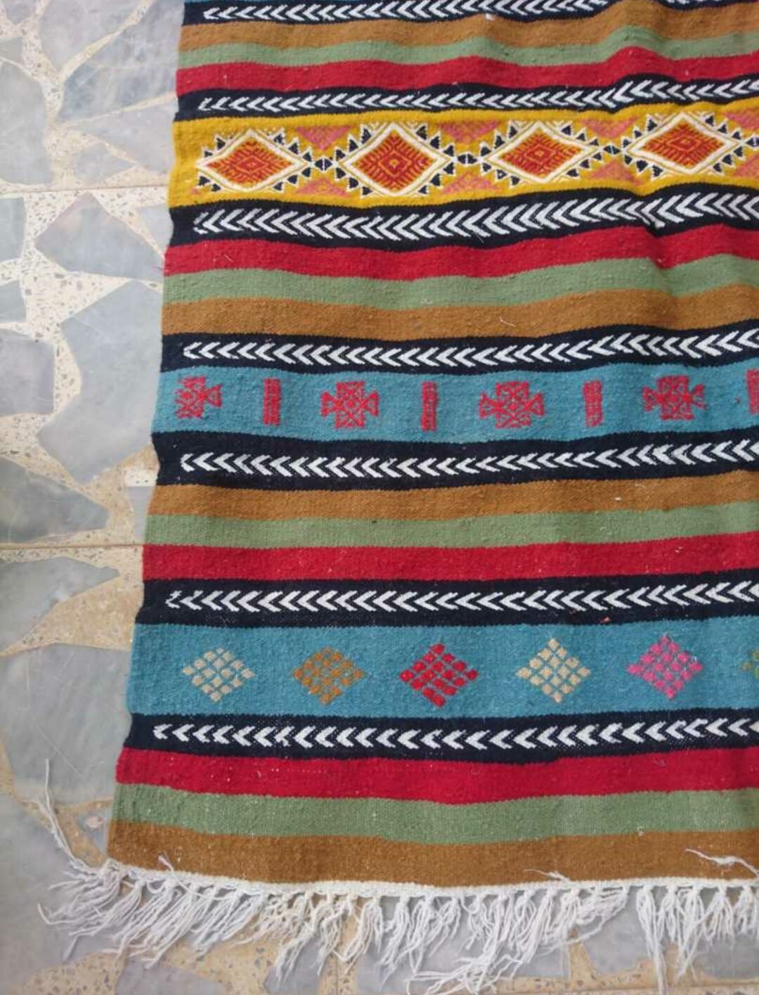 Carpet beber kilim multicolor 105x140cm