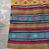 Kilim tapis berbère multicolore fait à la main 105x140cm