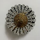 Ceiling lamp basket grapevine and gilded bronze 25 cms