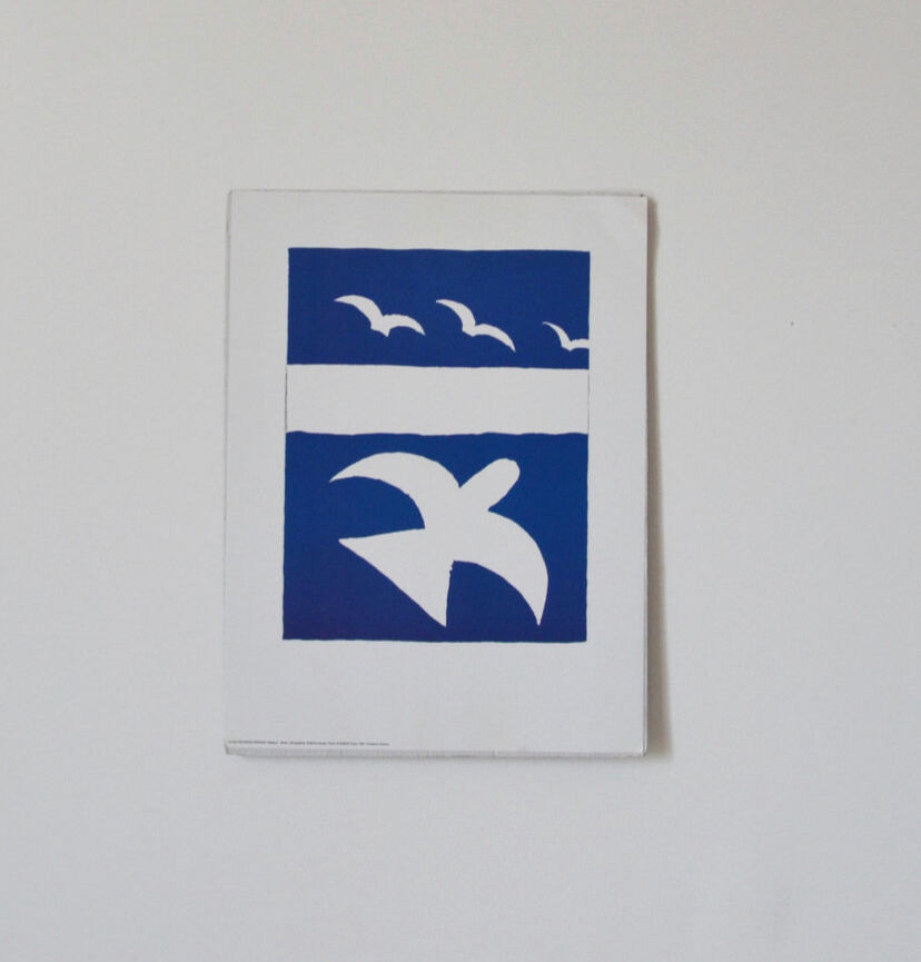 Lithographie oiseaux moderne de Georges Braque