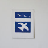 Modern bird lithograph by Georges Braque